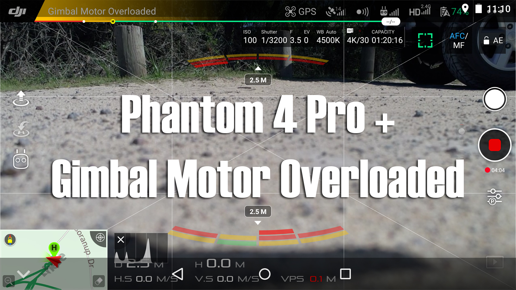 Gimbal Failure Screenshot